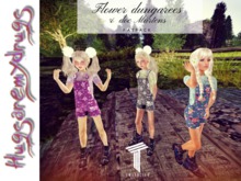 Flower Dungarees & Doc Martens (boxed))