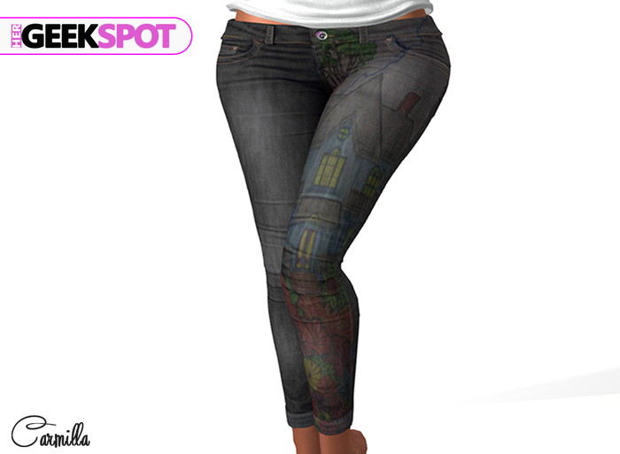 Her Geek Spot - Home Sweet Home - Carmilla Skinny Jeans