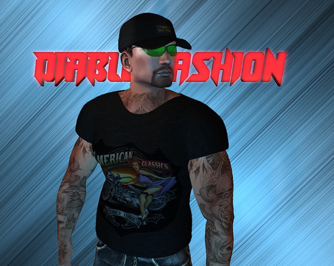 Diablo fashion Men shirt American classic 