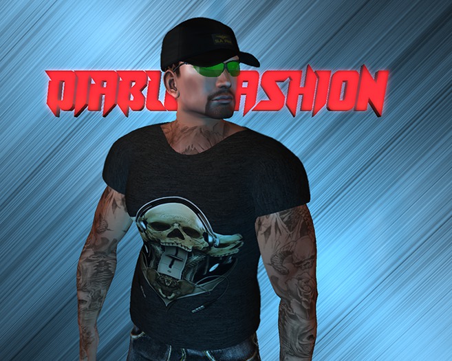 Diablo fashion Men shirt Dj Skull 