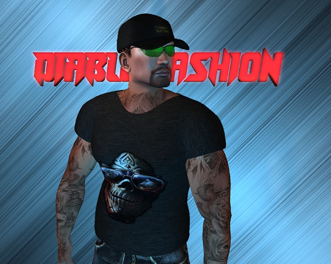 Diablo fashion Men shirt Skull  Gift