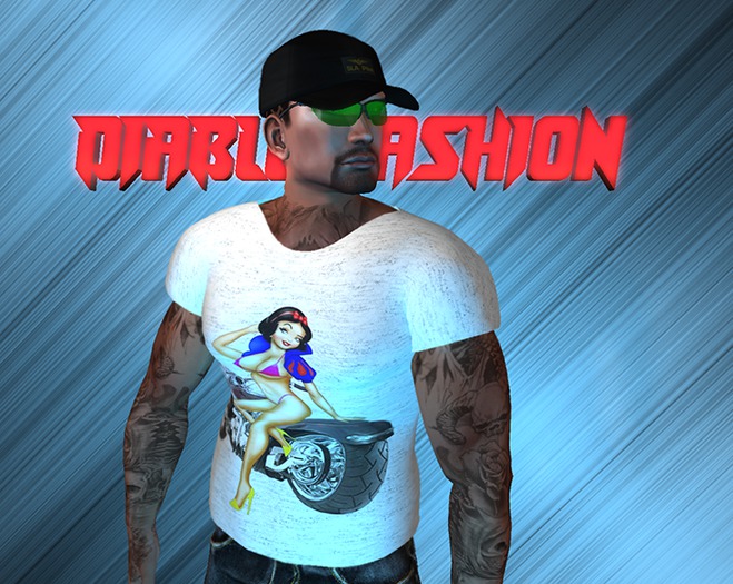 Diablo fashion Men shirt Snow White 