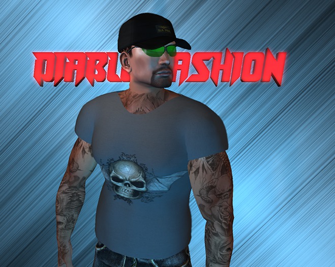 Diablo fashion Men shirt Wamp skull 