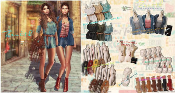 =Zenith=Boho Fringe Earring (Lemon)