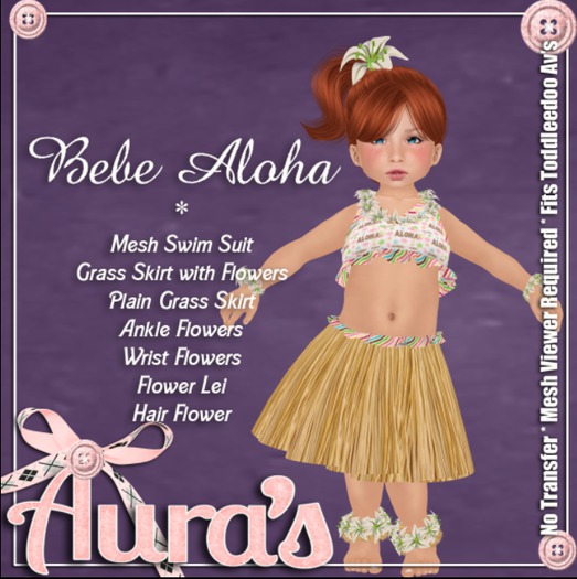 {Aura's} Bebe Aloha {Rainbow}