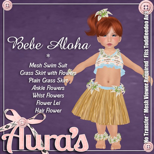 {Aura's} Bebe Aloha {Blue Aloha}