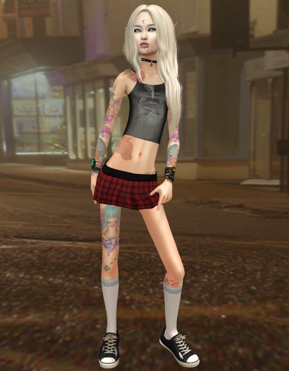 DaD -Tweenster  socks *White*