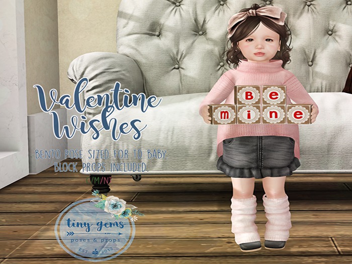 {tg.} - valentine wishes. (boxed - add to unpack.)