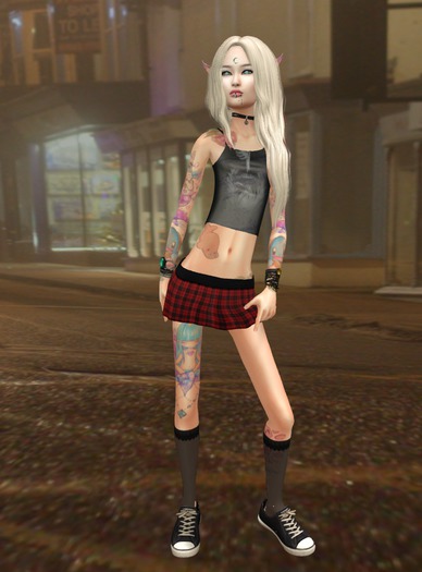 DaD -Tweenster  socks *Black*