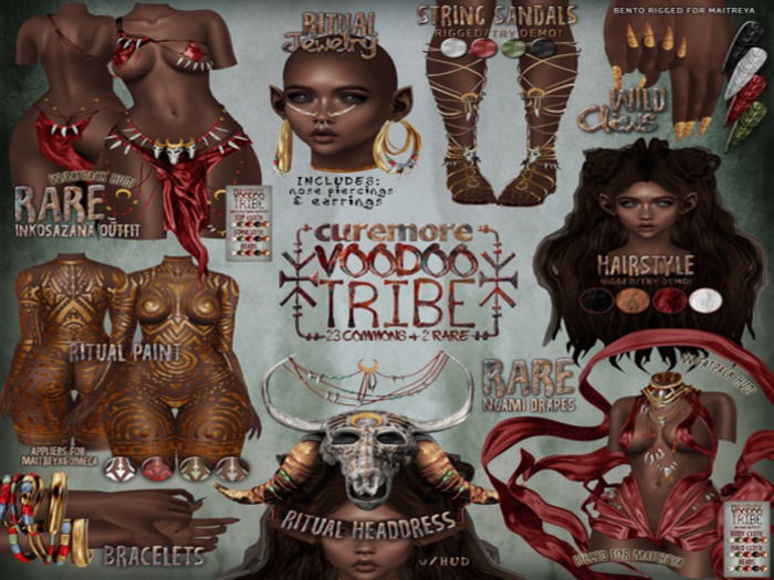 CUREMORE / Voodoo Tribe / Wild Claws / RED