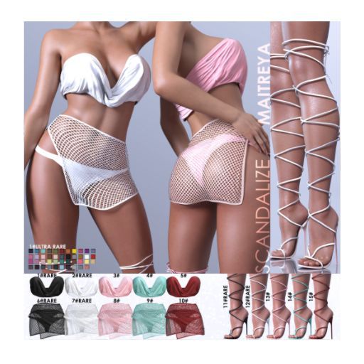 Jennifer RED FUll Outfit