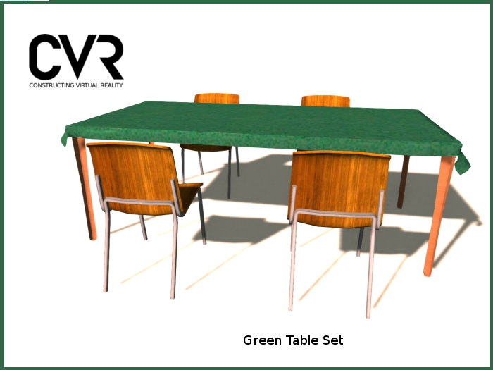 Green Table Set