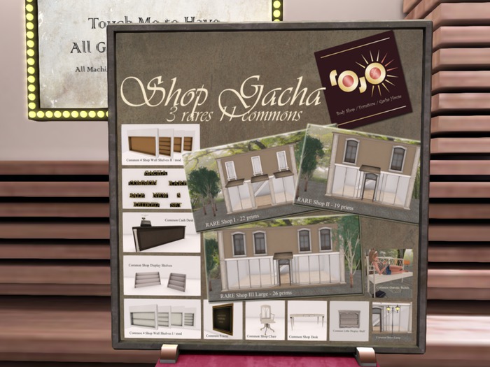 Second Life Marketplace *** rojo *** Furniture BOX Shop Chair COMMON