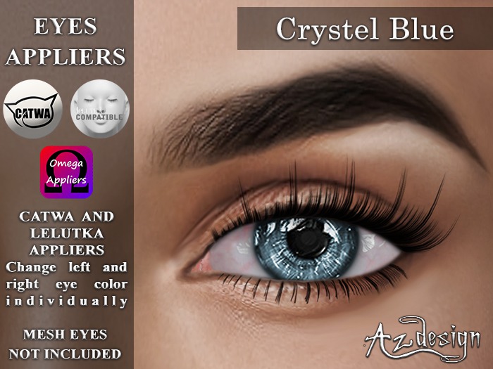 Az... Crystel Blue (EYES APPLIERS)