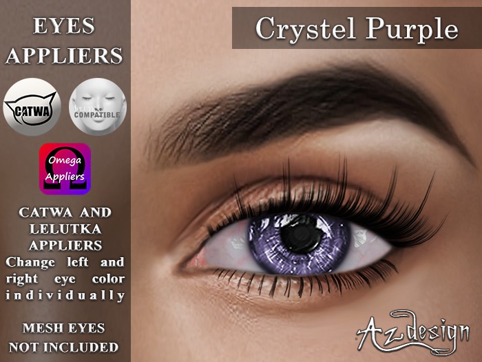 Az... Crystel Purple (EYES APPLIERS)