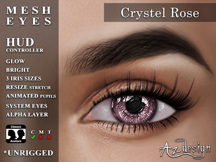 Az... Crystel Rose (MESH EYES)
