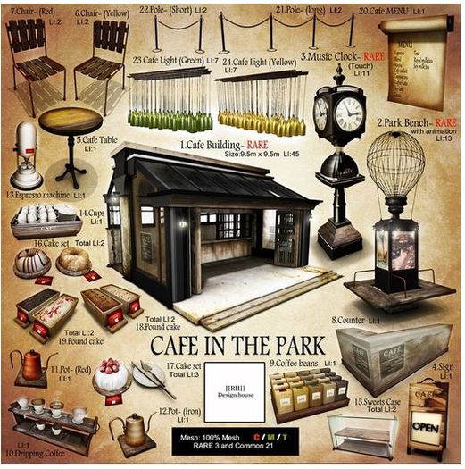 18 [[RH]] CAFE IN THE PARK -Pound cake (Milk)
