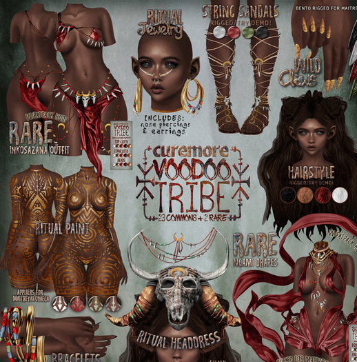 CUREMORE / Voodoo Tribe / Wild Claws / GOLD