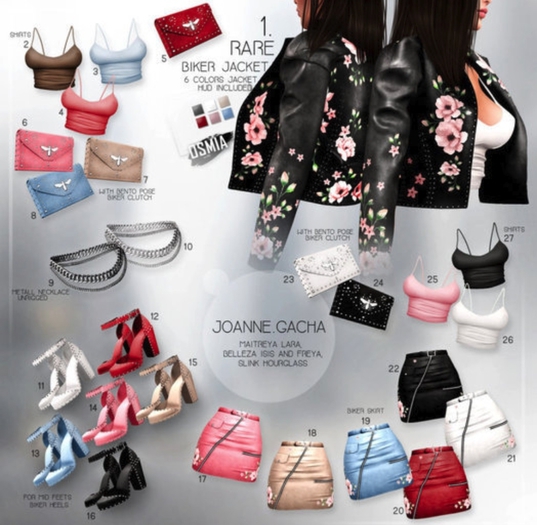 OSMIA - Joanne.Gacha.Skirt - Maitreya - Light Blue