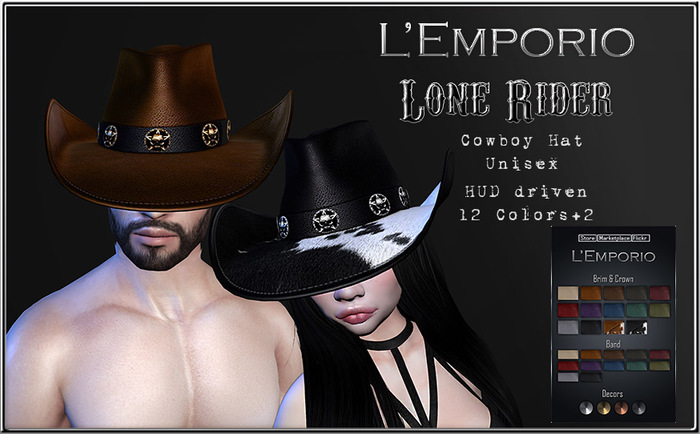 L'Emporio ::*Lone Rider*:: Cowboy Hat -Unisex-