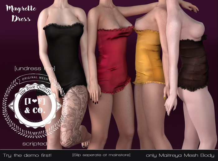 [I<3F] - Magrette Dress [undress me]