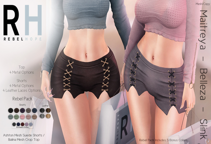 !Rebel Hope - Balina Mesh Crop Top  Rebel Pack