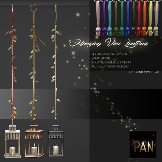 *PAN* Hanging Vine Lanterns (SET)