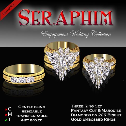 Exquisite Seraphim Wedding Collection Gold