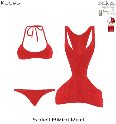Soleil Bikini Red