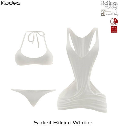 Soleil Bikini White