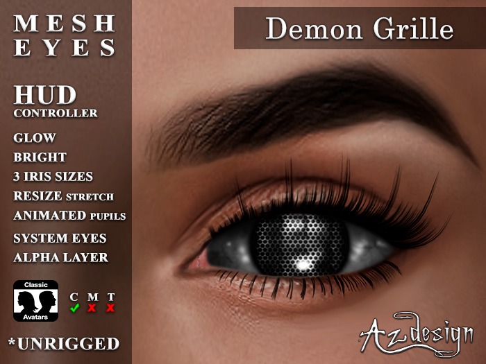 Az... Demon Grille (MESH EYES)