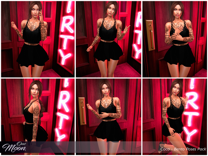 .::One Moon::. Coco Bento Poses Pack