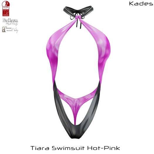 Kades - Tiara Hot-Pink Swimsuit