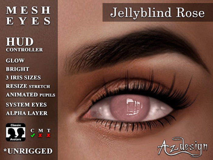 Az...  Jellyblind Rose (MESH EYES)