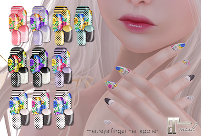 #oohlala - nail set - little roses