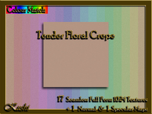 Tender Floral Crepe Textures