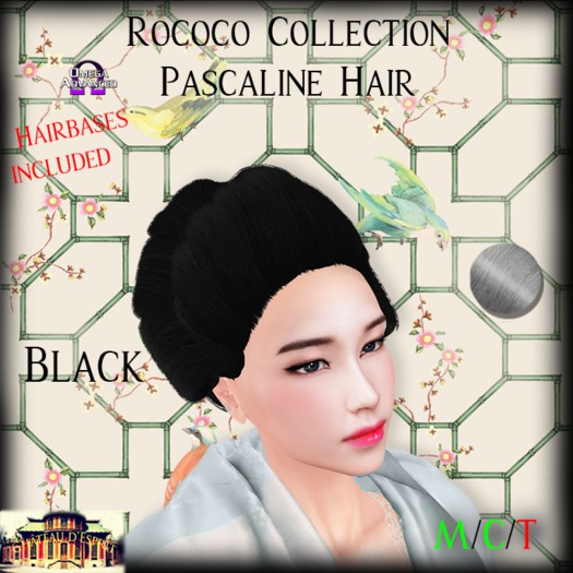 ~CdE~ Rococo Edwige Wig BLACK