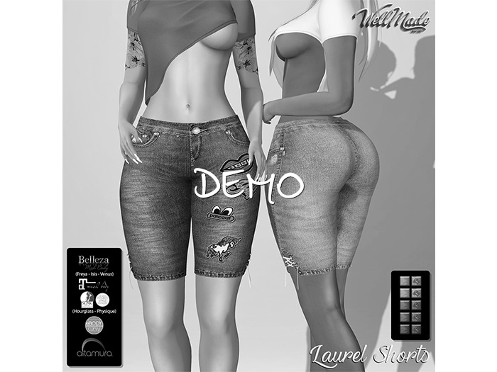 [WellMade] Laurel Shorts DEMO
