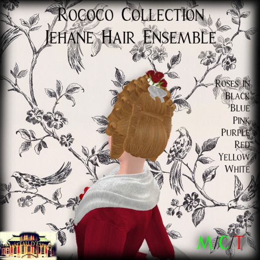 ~CdE~ May 2018 GROUP GIFT - Rococo Jehane Hair Ensemble