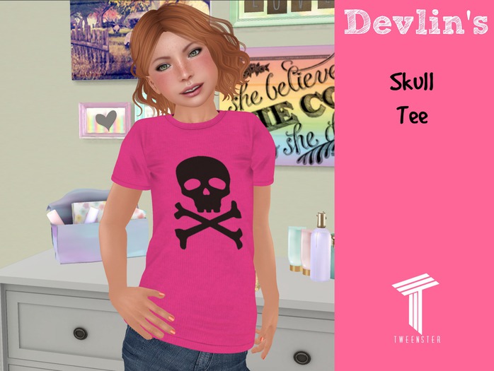 Devlin's - Tweenster - Skull Tee