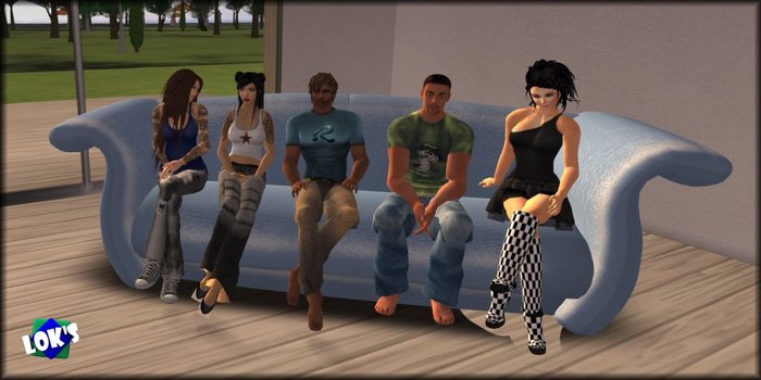 *Lok's* Modern Victorian Sofa - Texture Change