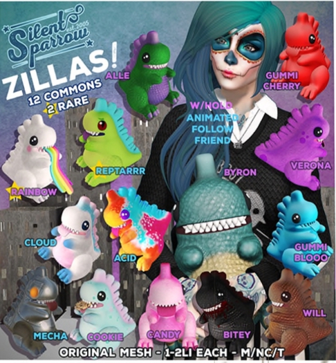 ~silentsparrow~ Zilla! Full Set