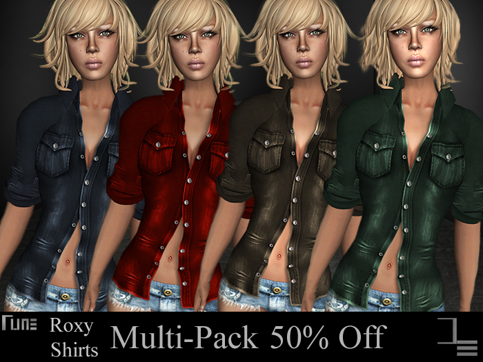 *DE Designs*-Rune-Roxy Shirts-Multi Pack