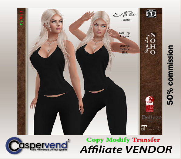 ! Affiliate Vendor [NOHO] - Nei Outfit - black
