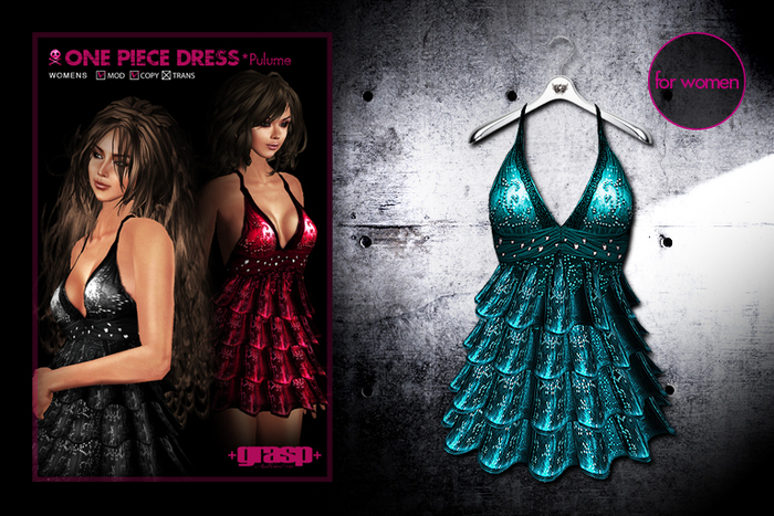 +grasp+/One Piece Dress/plume/Green