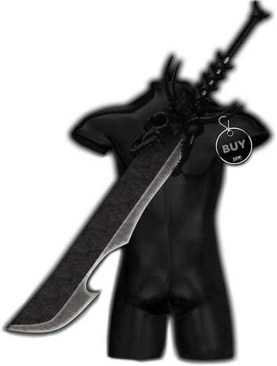 [BODY FACTORY] - Blade Sword (Black) - BOX