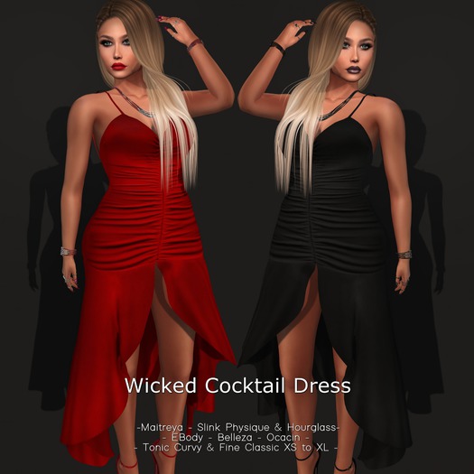Wicked Cocktail Dress red_DEMO