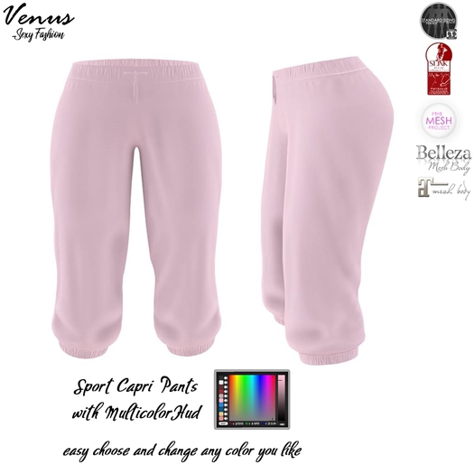 Sport Capri Pants Multicolor