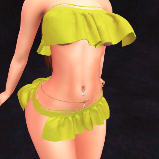 *KdM* Isla outfit lime