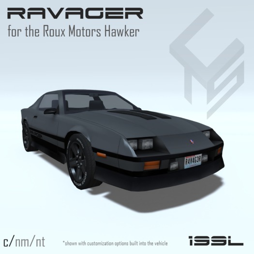 Ravager Livery for the RM Hawker (Cyborg)